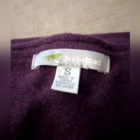 Horny Toad Merino Wool Blend Cross back Sweater - Picture 5 of 10